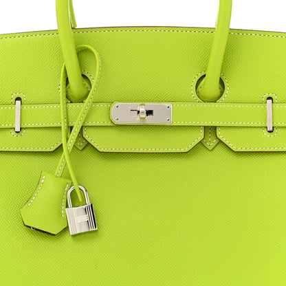 Hermes Epsom Candy Birkin 35 Kiwi Lichen 8 of 12