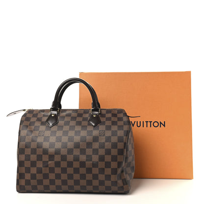 Louis Vuitton Damier Ebene Speedy 30 12 of 12
