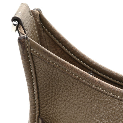 Hermes Taurillon Clemence Evelyne III PM Etoupe 17 of 25