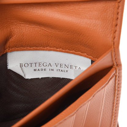 Bottega Veneta Nappa Ayers Intrecciato Card Wallet Orange 7 of 11