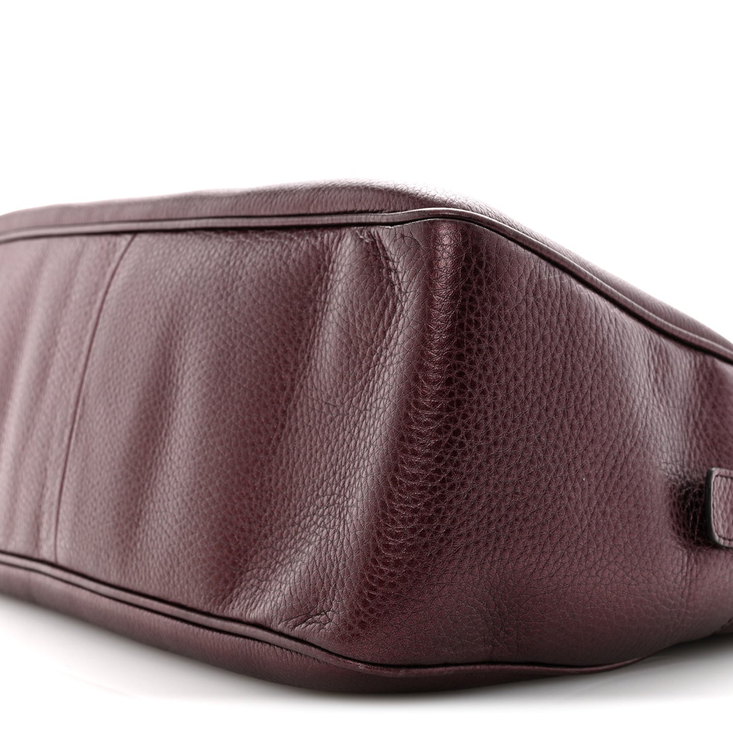 Metallic Cellarius Calfskin Medium Soho Bowler Classic Burgundy