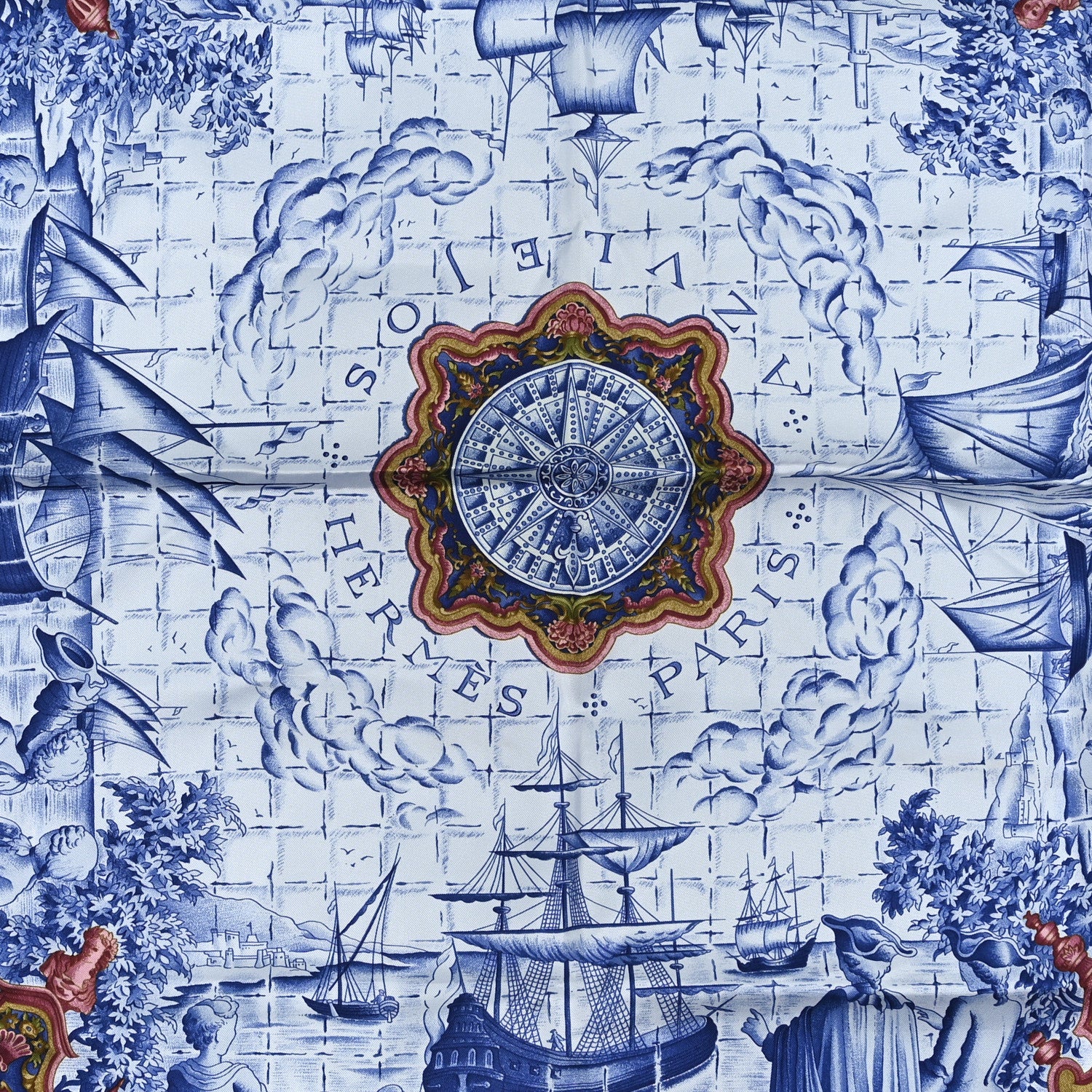 Hermes Silk Azulejos 90 Scarf 1837367 – FASHIONPHILE