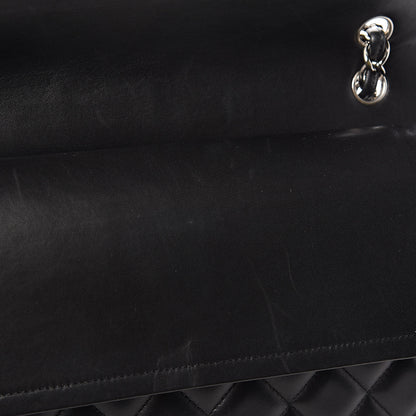 Chanel Lambskin Quilted Maxi Double Flap Black 10 of 17