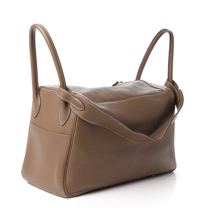 Hermes Taurillon Clemence Lindy 34 Etoupe 3 of 10