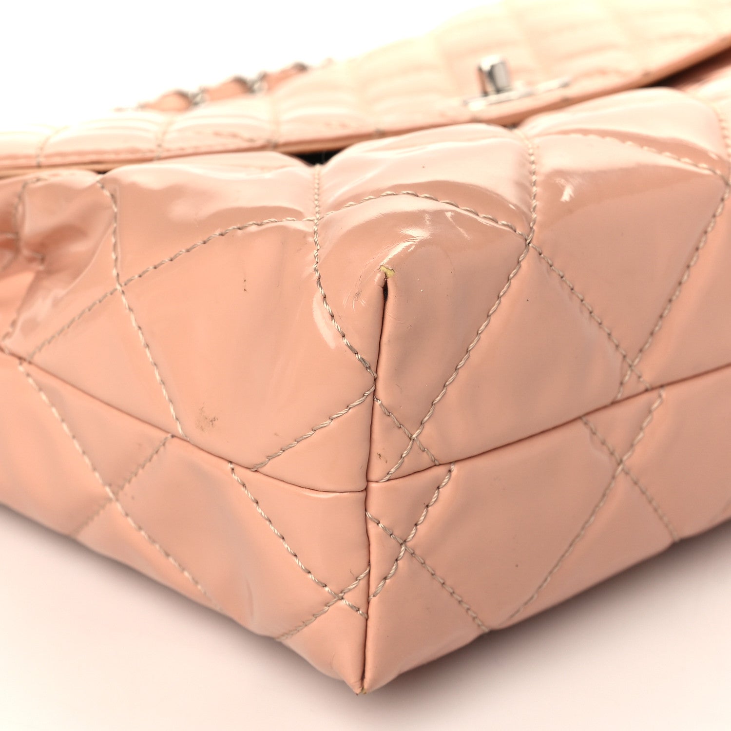 Chanel Vinyl Quilted In The Business Flap Bag Pink 9 of 11