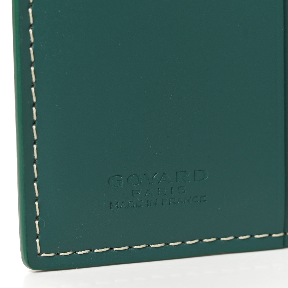 Goyard Goyardine Saint Marc Folding Card Case Green 6 of 7