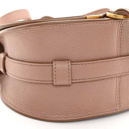Chloe Grained Calfskin Small Marcie Saddle Bag Wood Rose 7 of 9