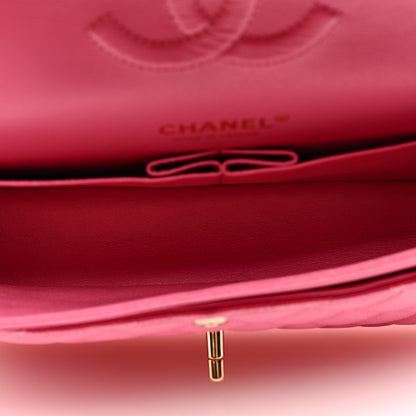 Chanel Caviar Quilted Medium Double Flap Pink 5 of 9