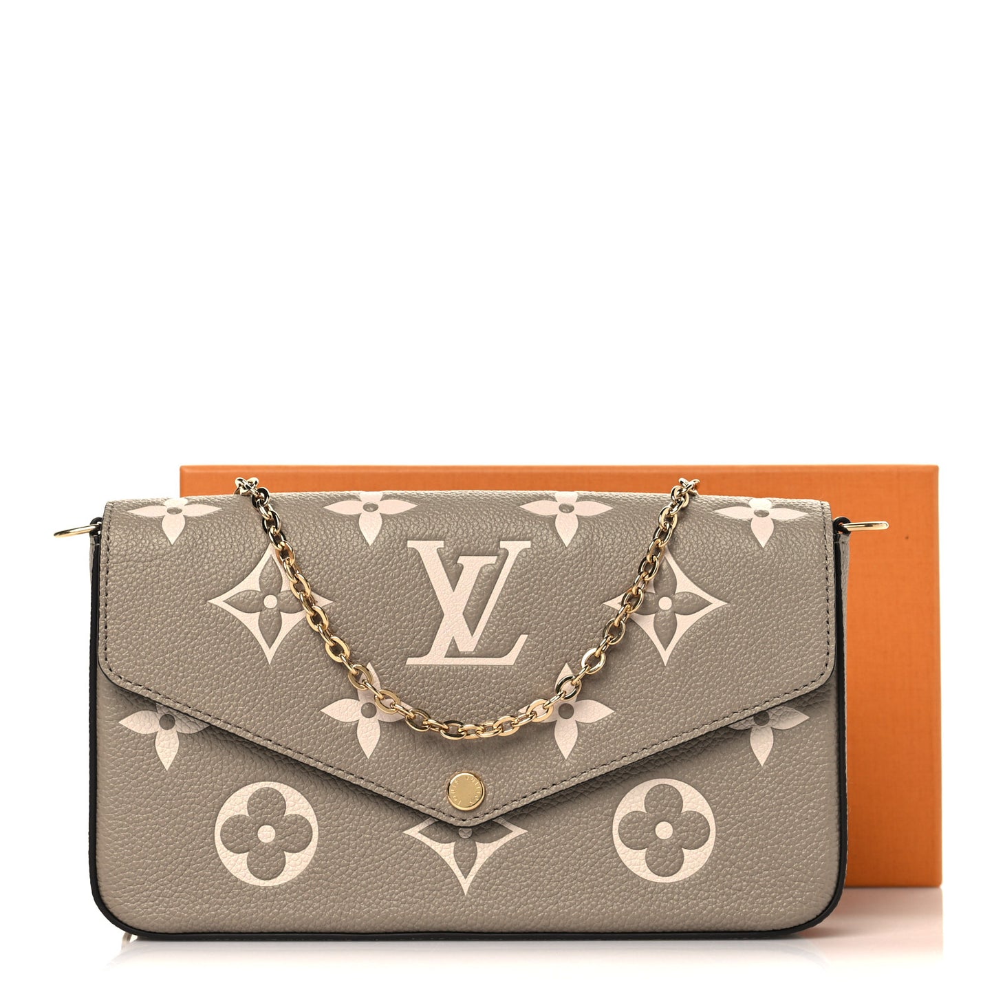 Empreinte Monogram Giant Felicie Pochette Tourterelle Creme