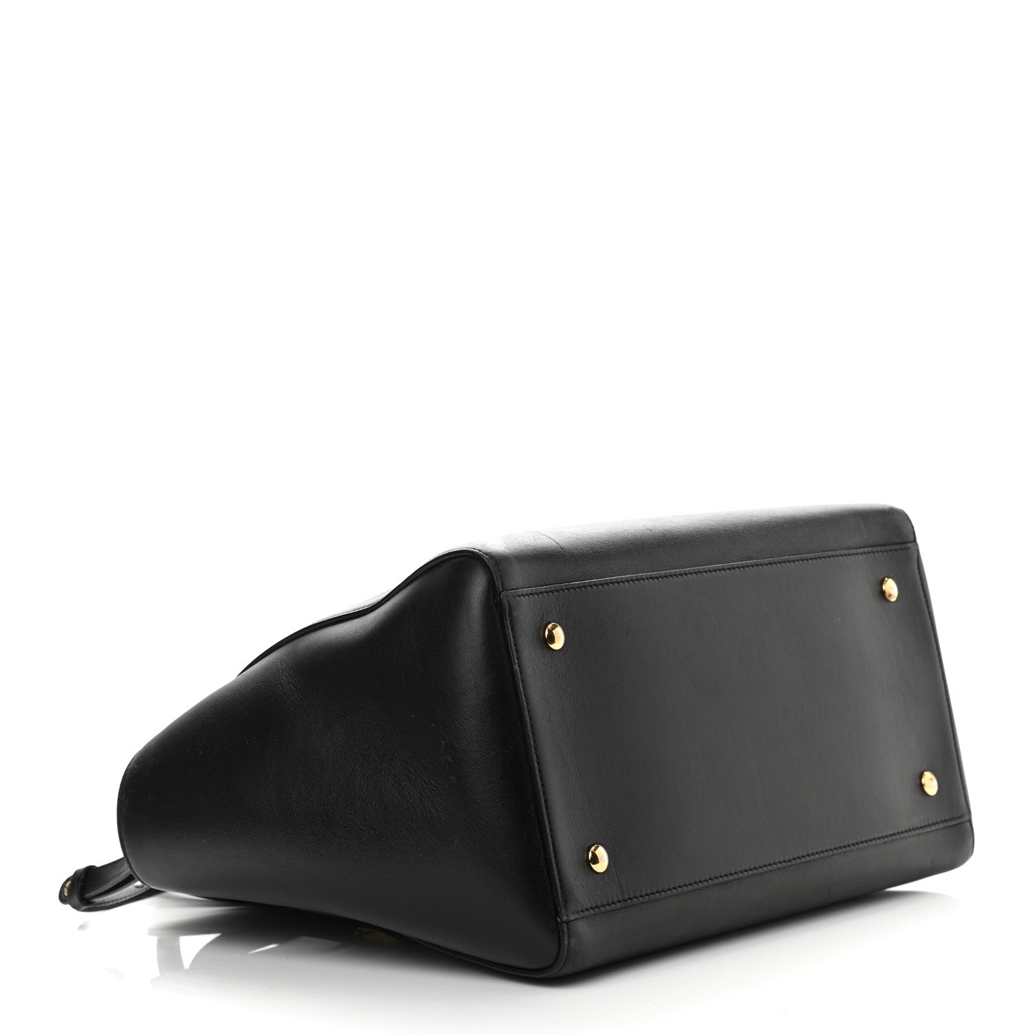 Versace Vitello Calfskin Signature Tote Black 4 of 12