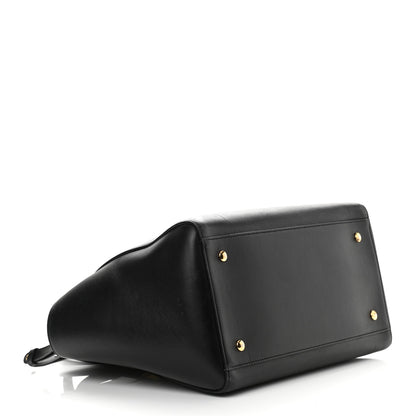 Versace Vitello Calfskin Signature Tote Black 4 of 12