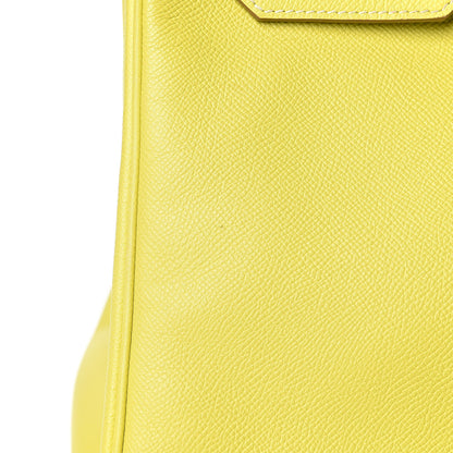 Hermes Epsom Candy Birkin 35 Lime Gris Perle 33 of 33