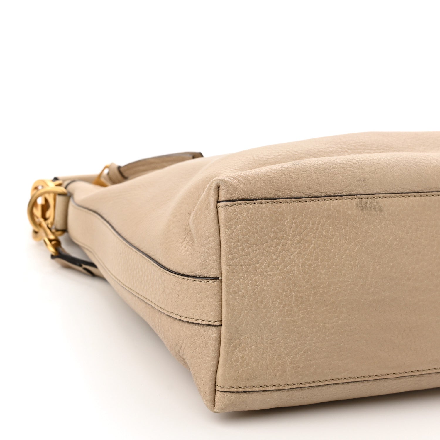 Gucci Pebbled Calfskin Small Miss GG Hobo Beige 9 of 12