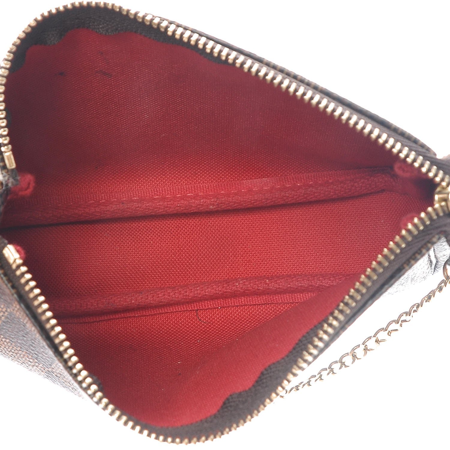 Louis Vuitton Damier Ebene Mini Pochette Accessories 5 of 9