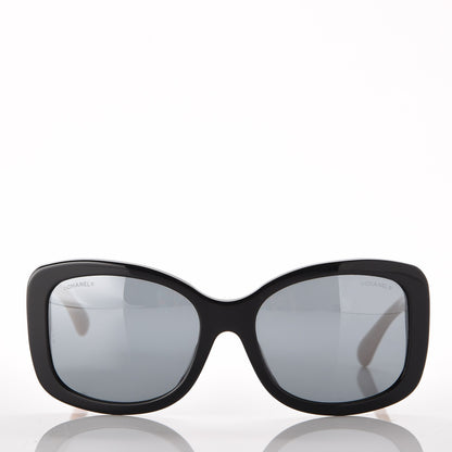 Chanel CC Sunglasses 5322-A Black Beige 2 of 8
