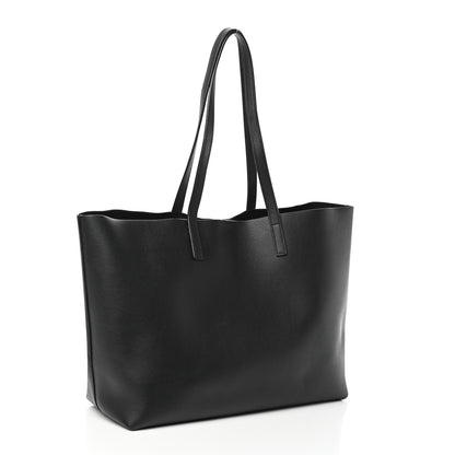 Saint Laurent Calfskin Large Shopping Tote Black 3 of 9