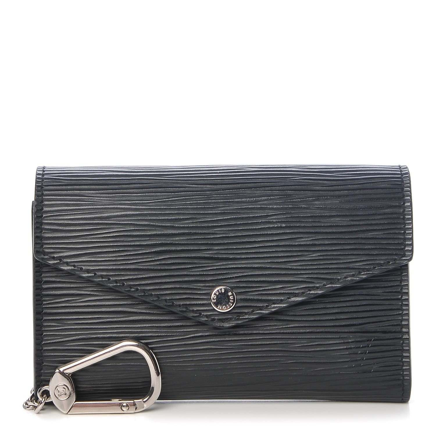 Louis Vuitton Epi Key Pouch Noir 1 of 7