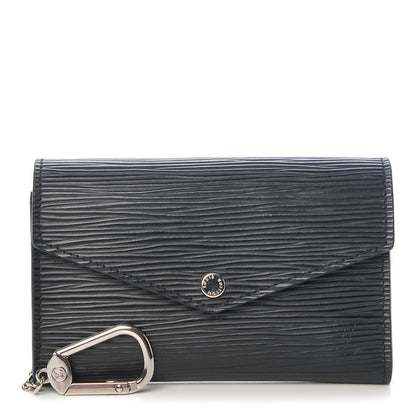 Louis Vuitton Epi Key Pouch Noir 1 of 7