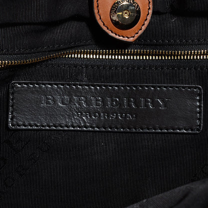 Burberry Leather Big Crush Eyelet Tote Bright Tan 7 of 9