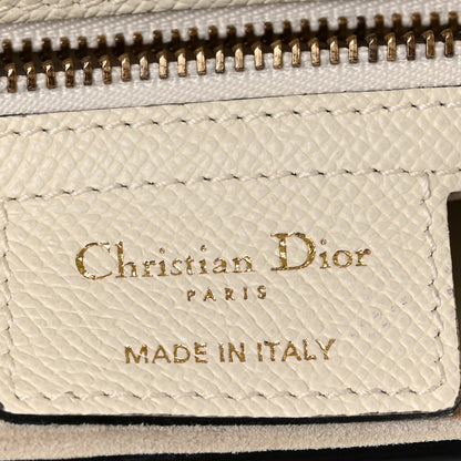Christian Dior Grained Calfskin Saddle Bag With Strap Latte 6 of 12