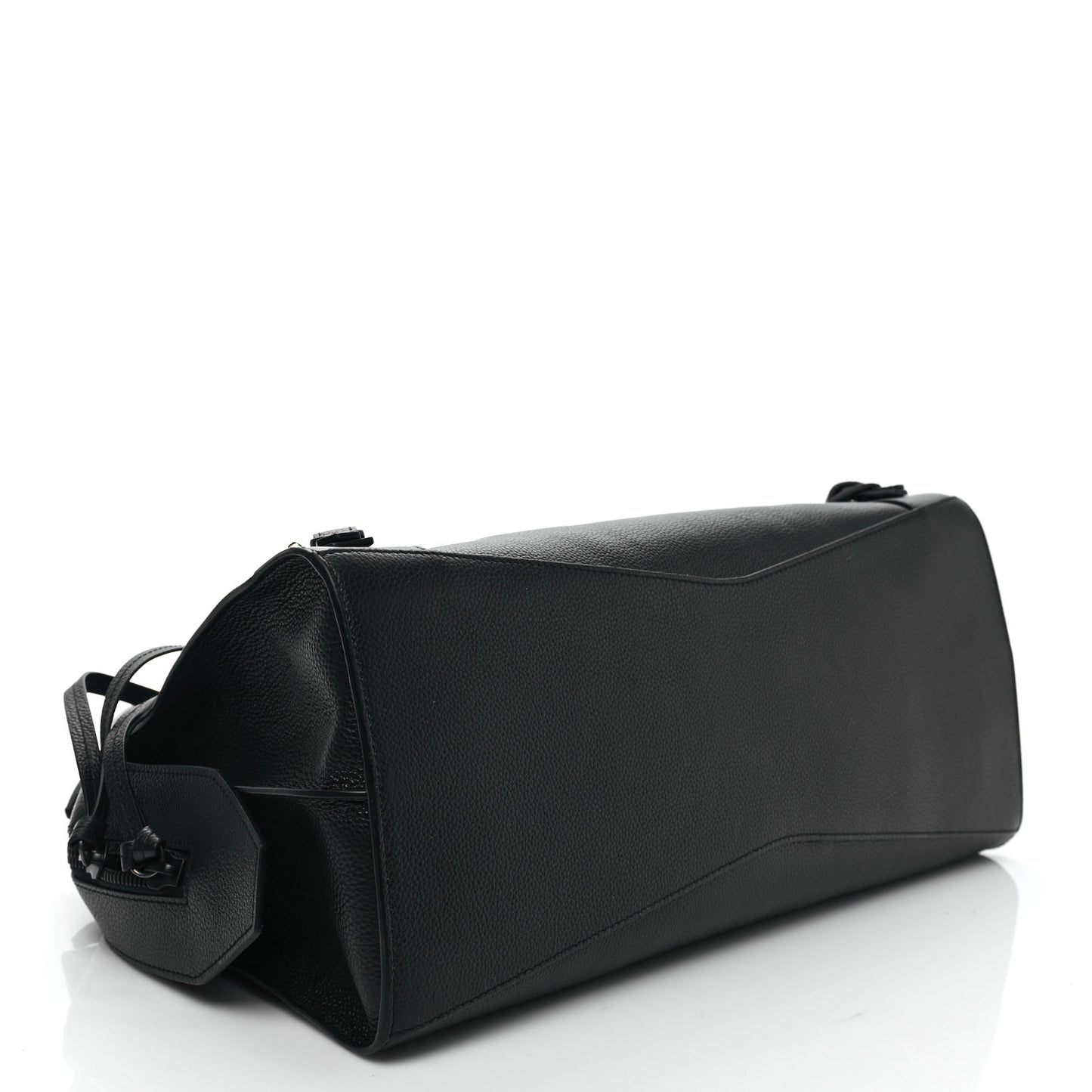 Grained Calfskin Neo Classic Black Hardware Medium City Black