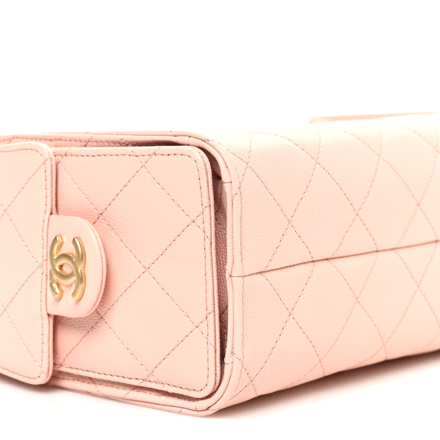 Chanel Caviar Quilted Mini Chanel 25 Handbag Light Pink 9 of 11