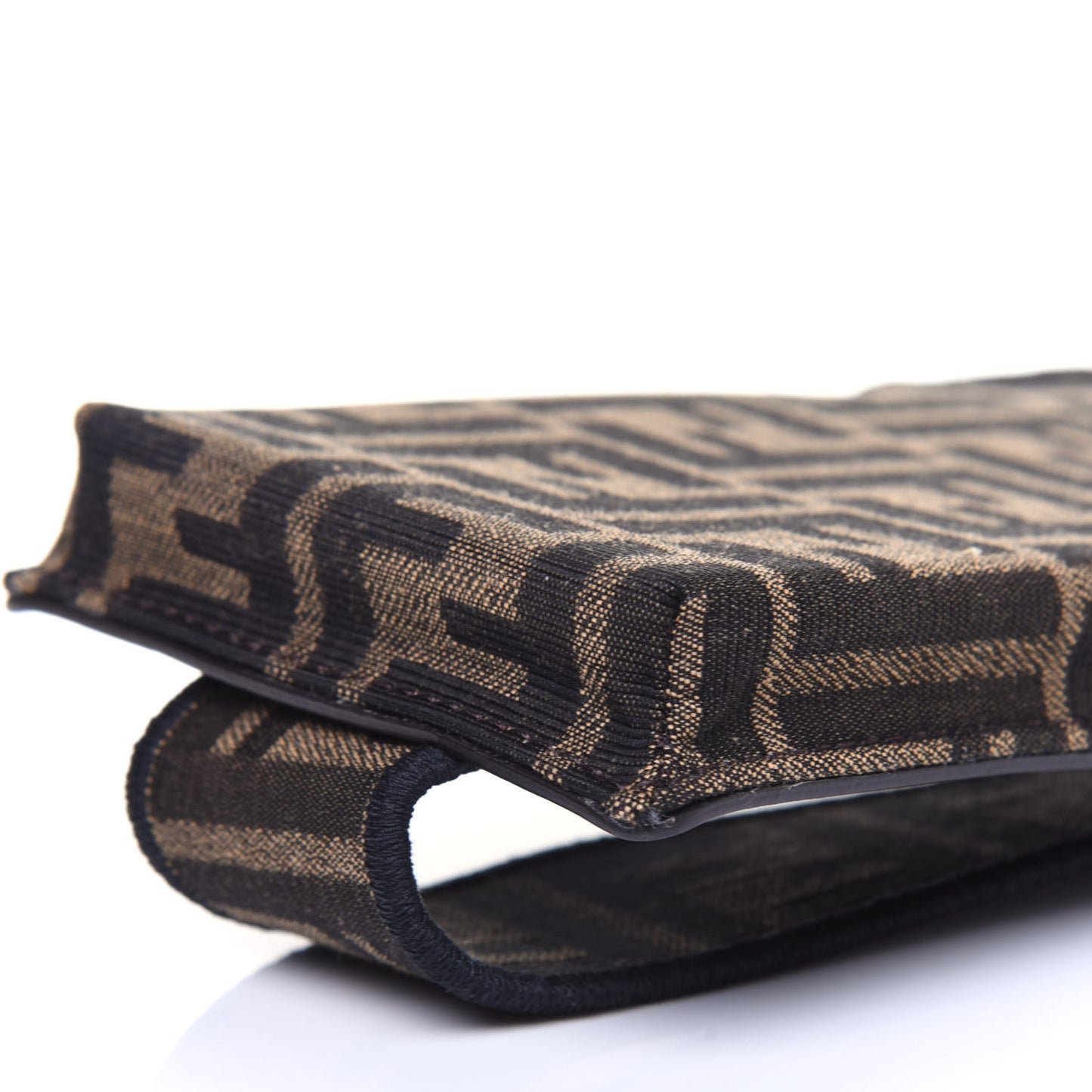 Fabric Jacquard FF 1974 Cell Pocket Strap You Tobacco Moro Black