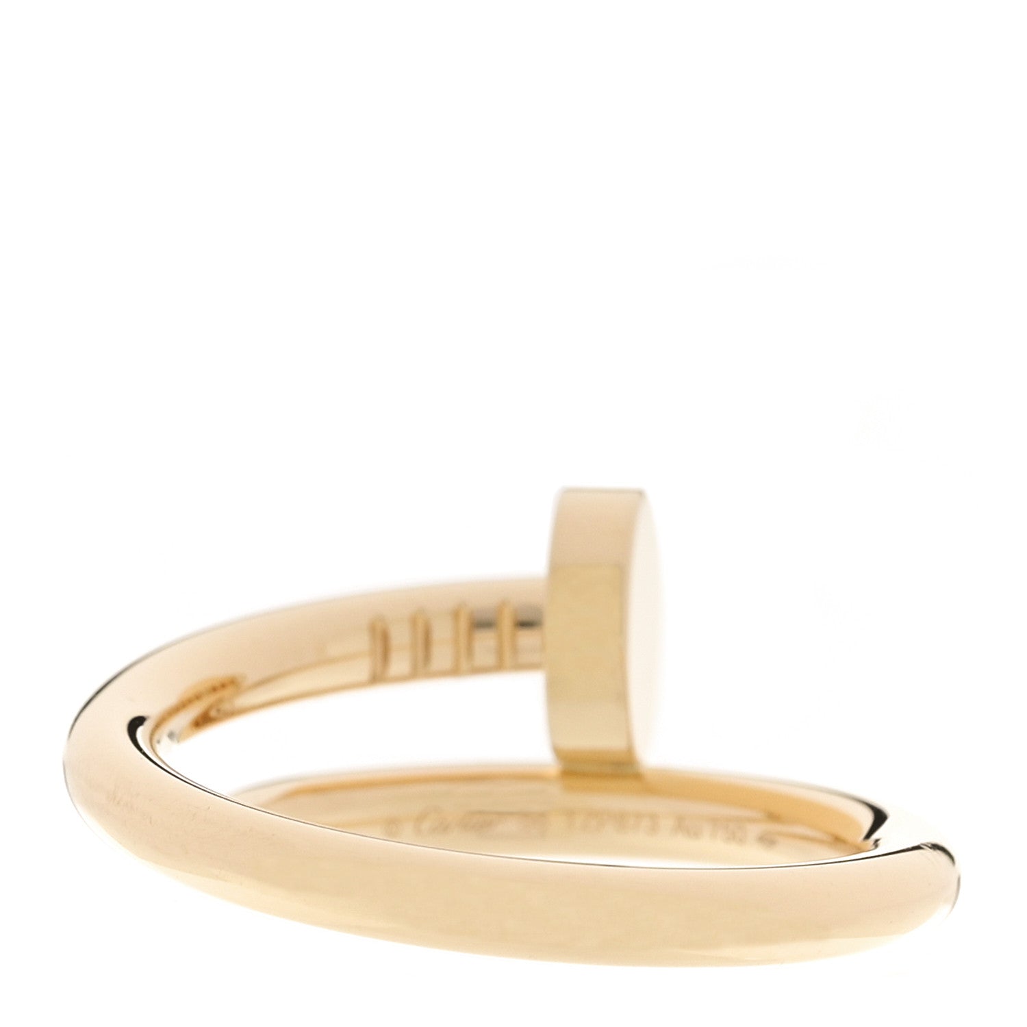 Cartier 18K Yellow Gold Juste Un Clou Ring 56 7.5 3 of 6