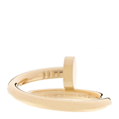 Cartier 18K Yellow Gold Juste Un Clou Ring 56 7.5 3 of 6