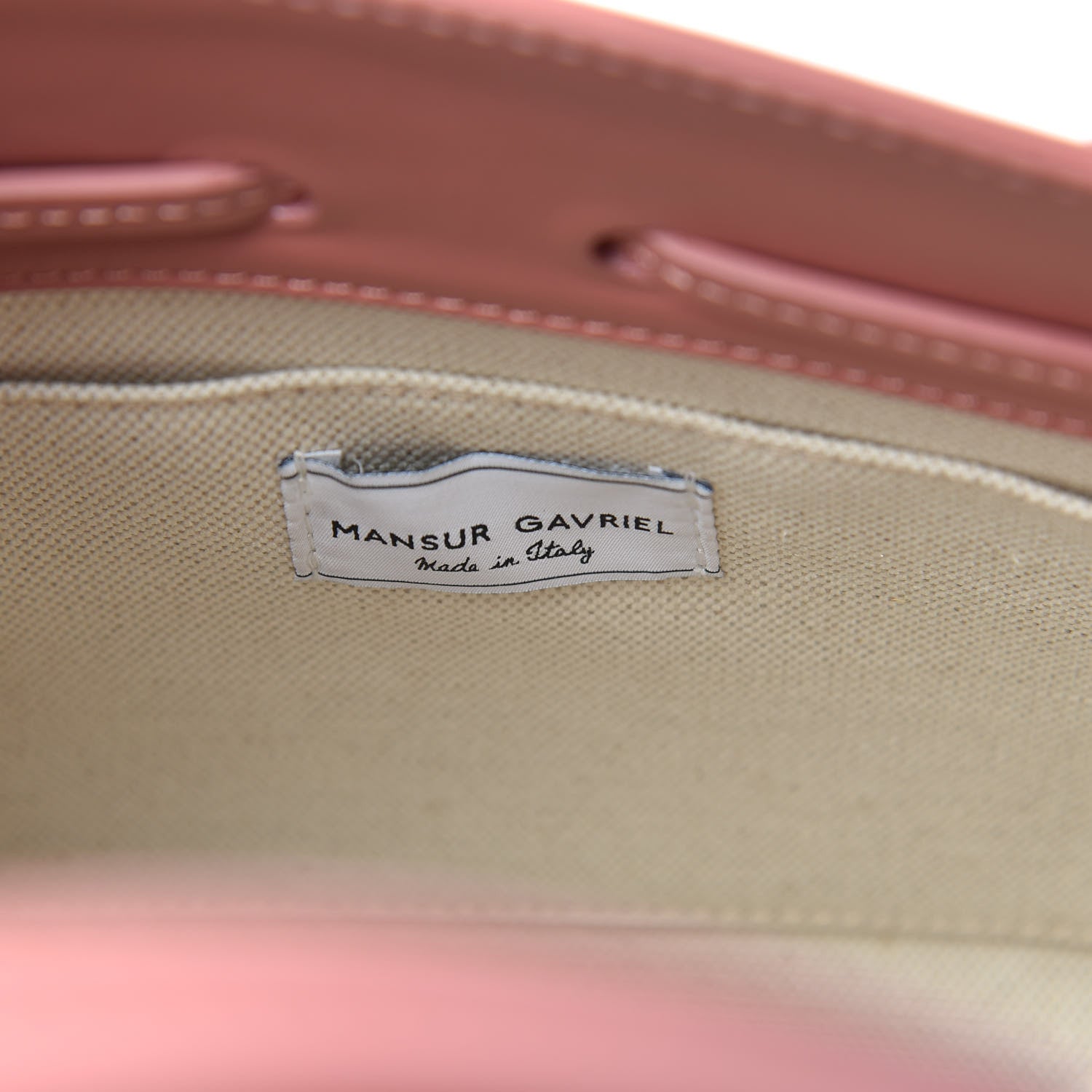 Mansur Gavriel Calfskin Mini Sun Bag Blush 7 of 12