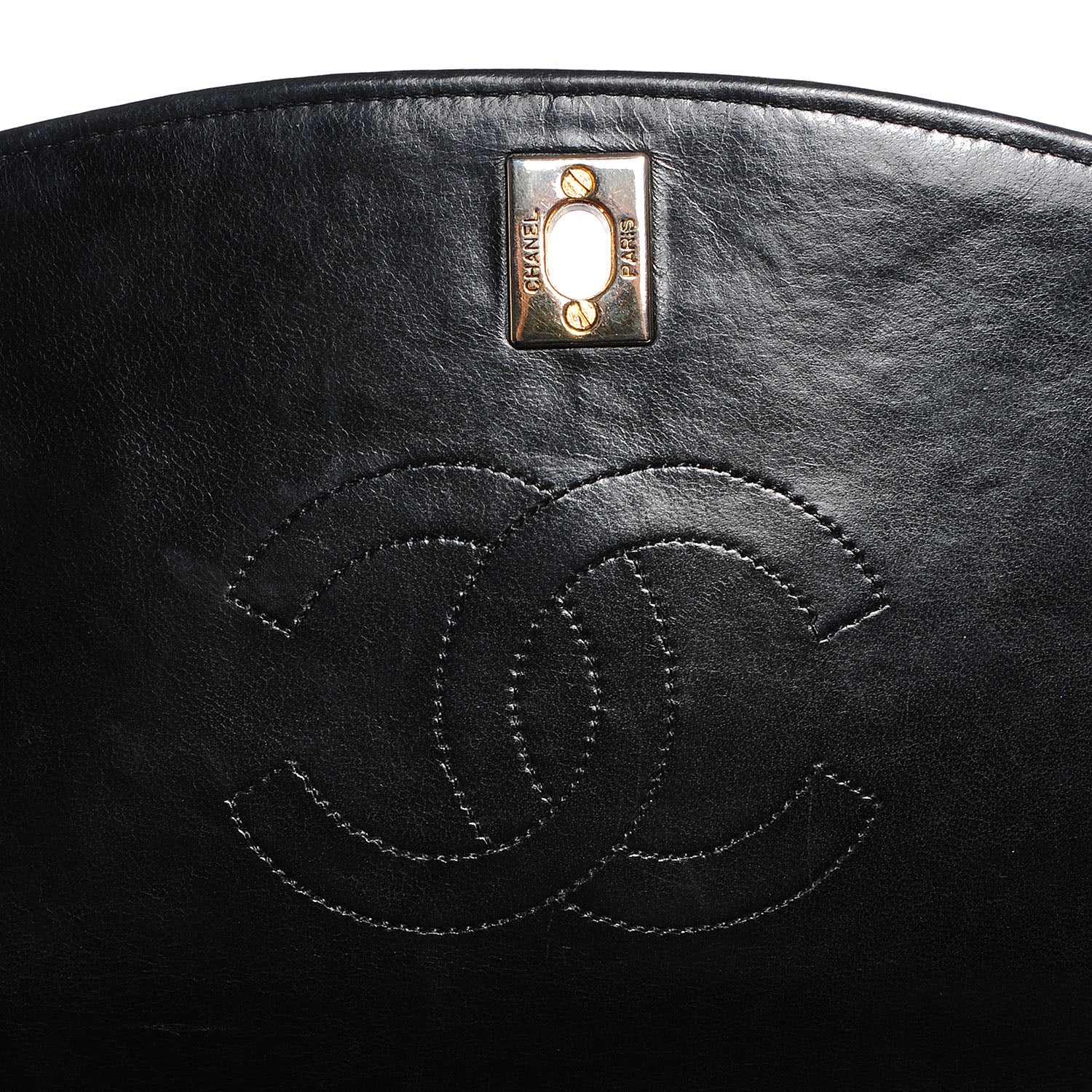 Chanel Lambskin Jumbo Single Flap Black 7 of 8