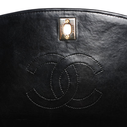 Chanel Lambskin Jumbo Single Flap Black 7 of 8