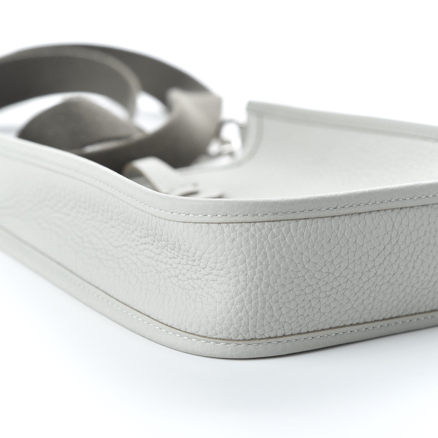 Hermes Taurillon Clemence Amazone Evelyne TPM Gris Perle Etain 6 of 10