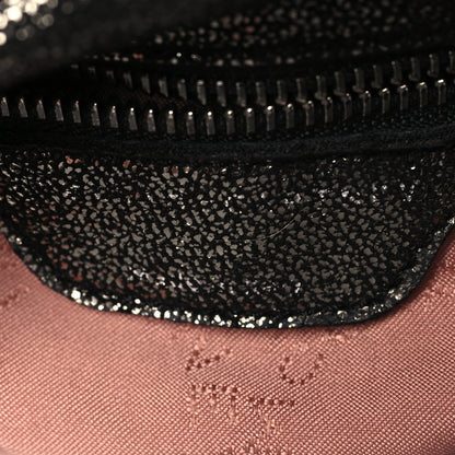 Stella McCartney Chamois Shiny Dotted Falabella Fold Over Tote Ruthenium 6 of 11