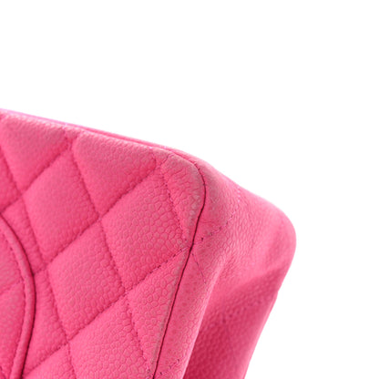 Chanel Iridescent Caviar Quilted Medium Double Flap Pink 16 of 16