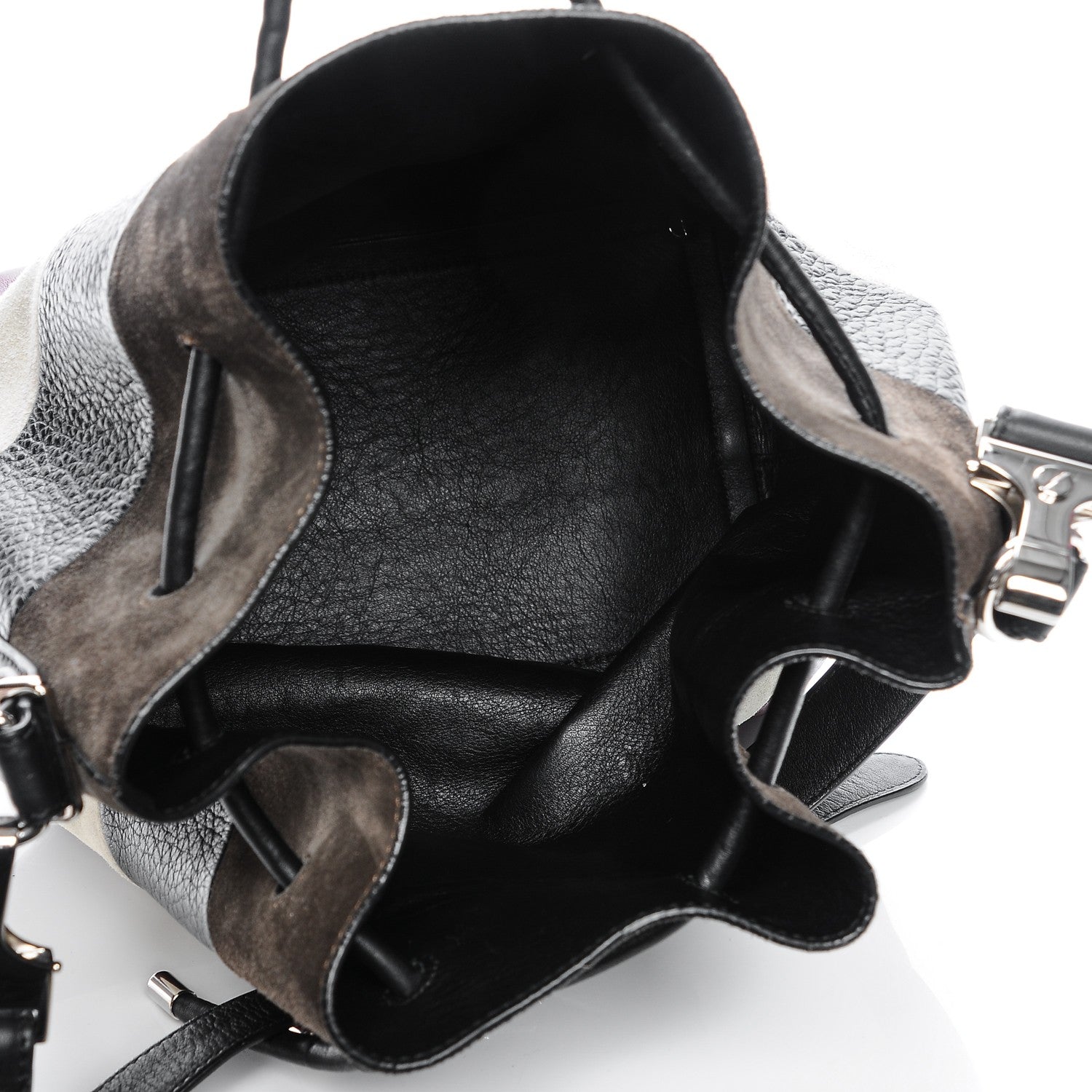 Proenza Schouler Suede Calfskin Patchwork Large Bucket Bag Multicolor 5 of 7