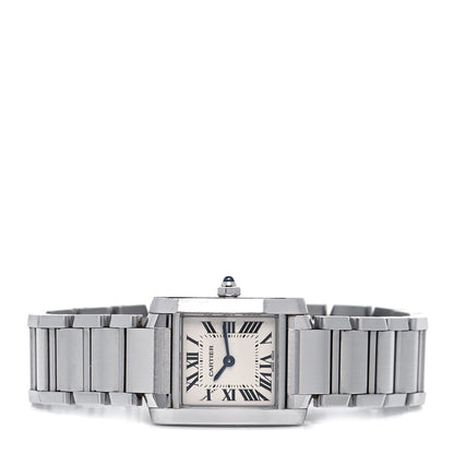 Cartier Stainless Steel 20mm Tank Francaise Quartz Watch 2 of 4