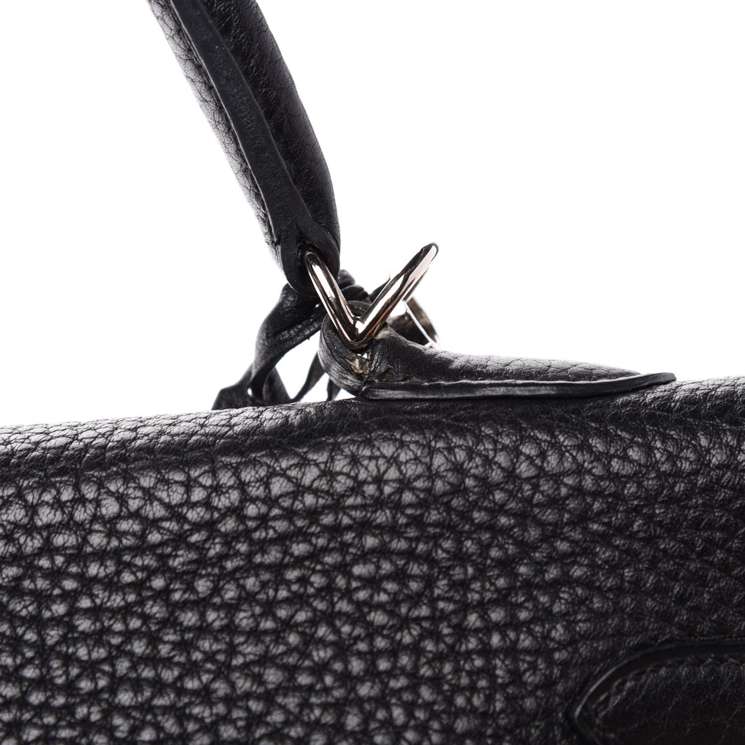 Hermes Fjord Kelly Retourne 35 Black 18 of 19
