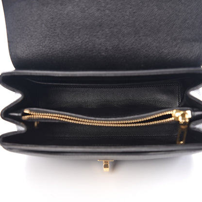 Celine Grained Calfskin Small 16 Top Handle Bag Black 4 of 9
