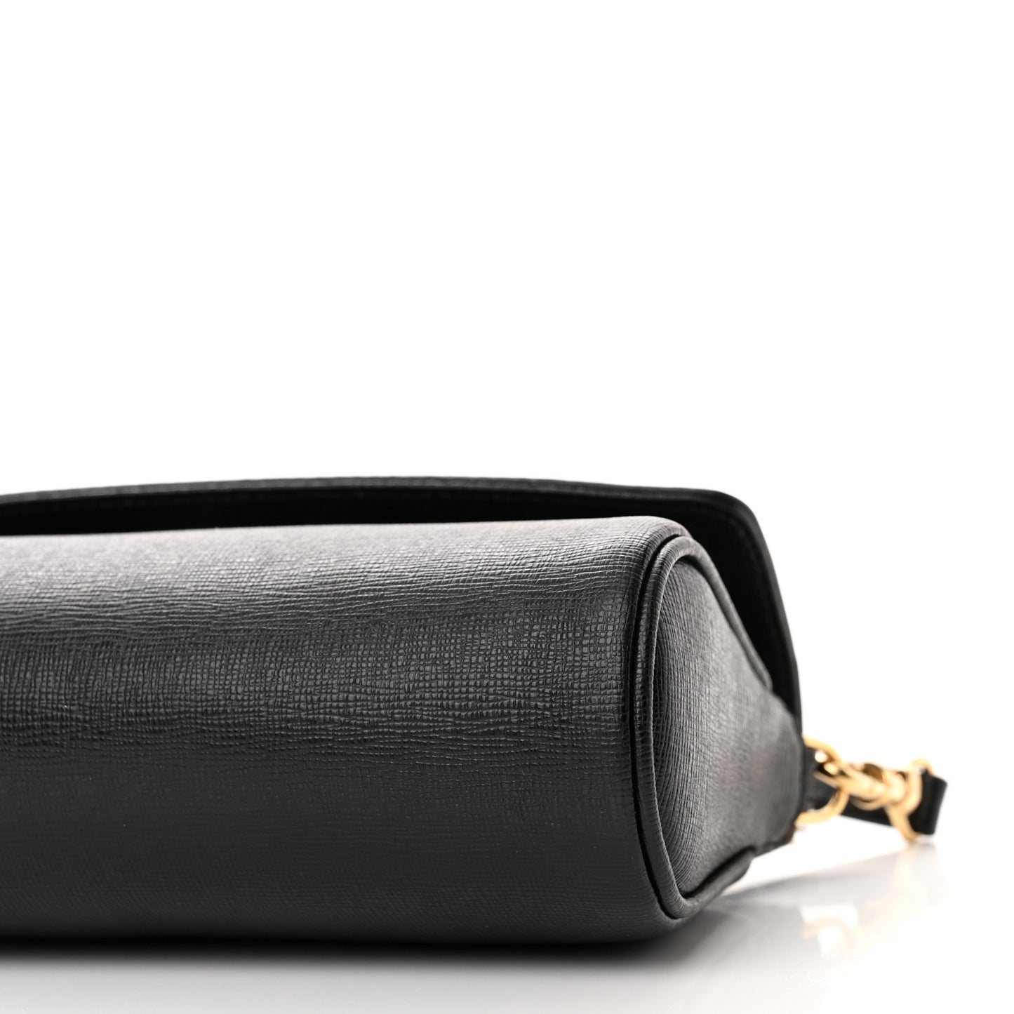 Vitello Elite Flap Crossbody Bag Black