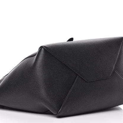 Celine Soft Grained Calfskin Small Belt Cabas Phantom Black 8 of 10