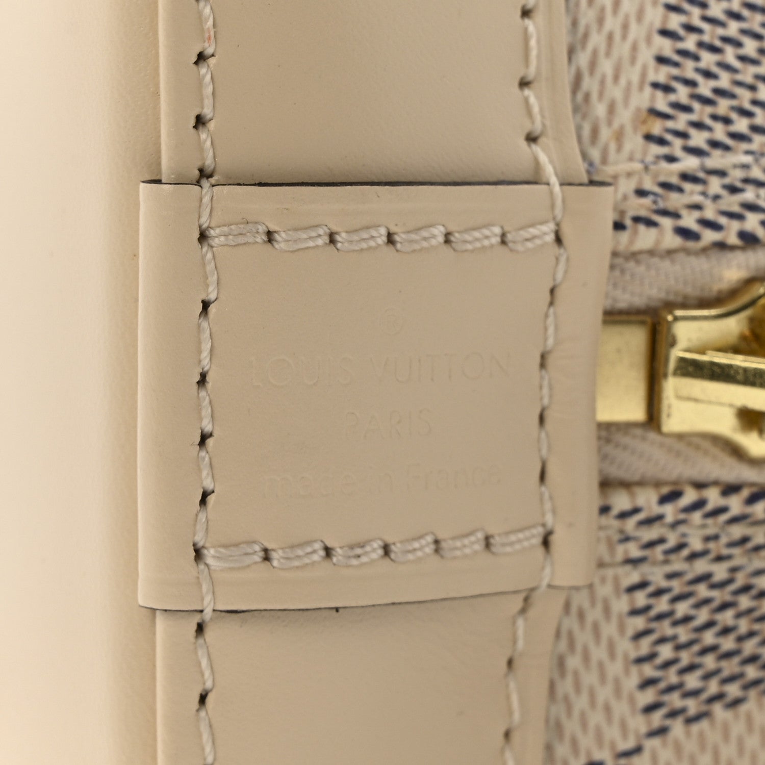Louis Vuitton Damier Azur Braided Alma BB 6 of 11