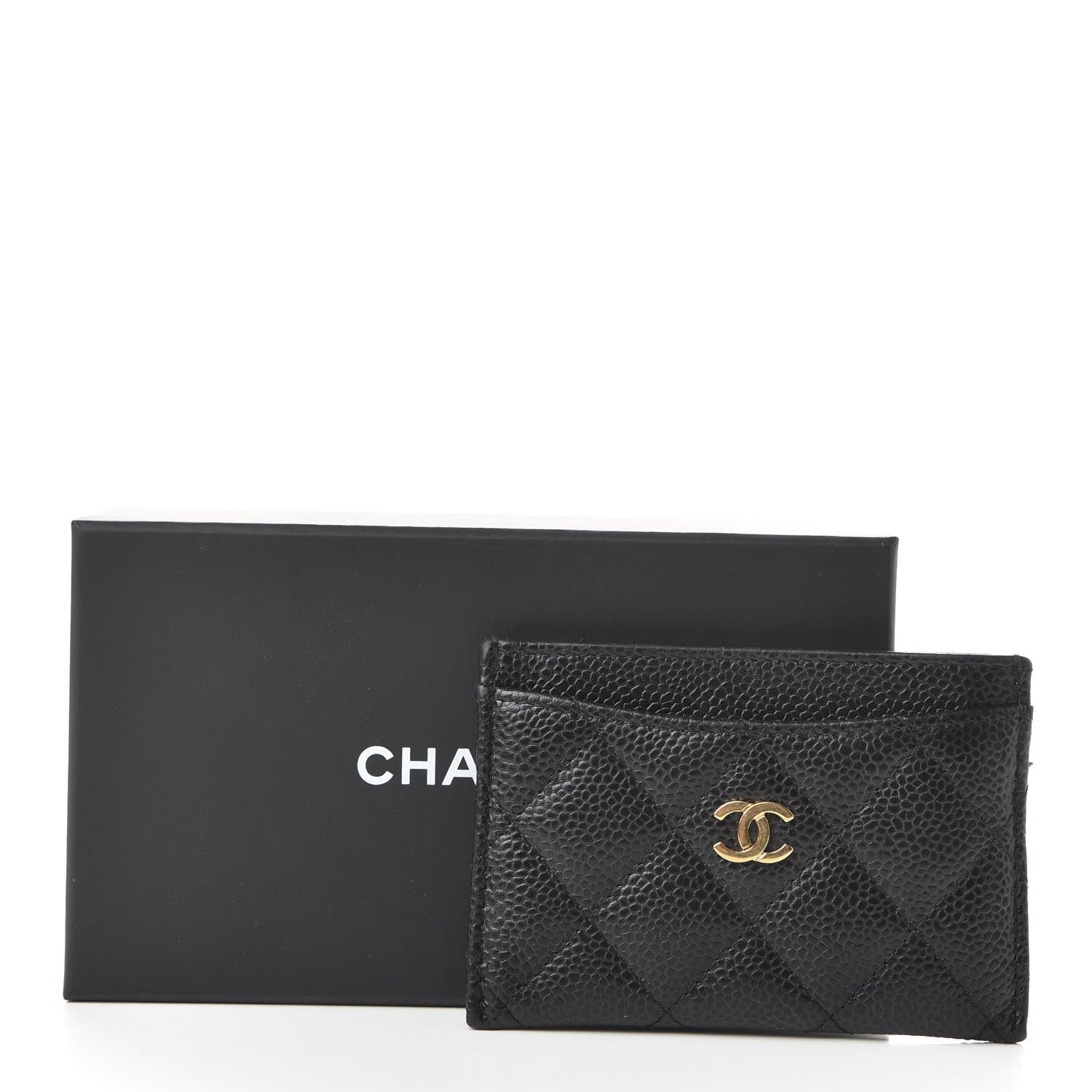 Chanel Caviar Quilted Card Holder Black 9 of 9