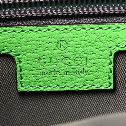 Gucci Jersey GG Monogram All Over Pan Sport Double Buckle Backpack Grey Green Multicolor 6 of 10