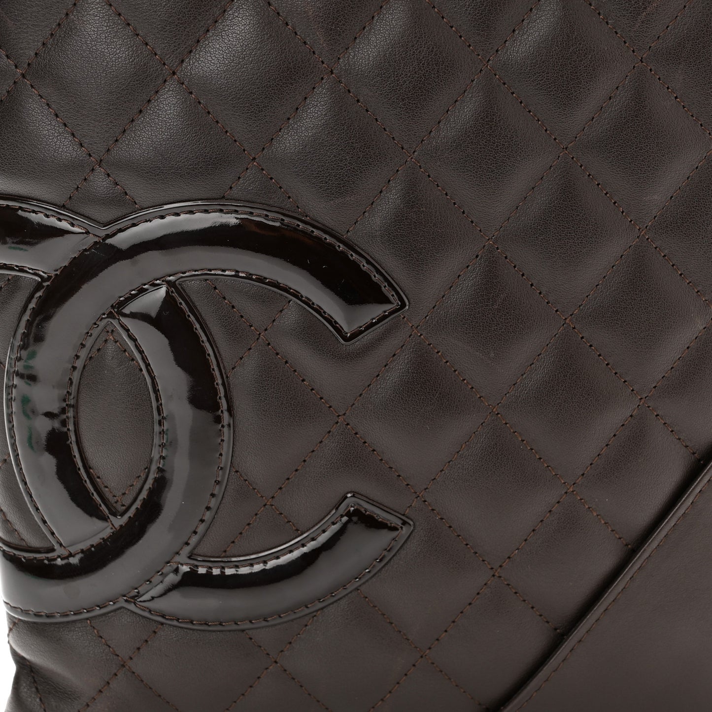 Calfskin Cambon Flat Messenger Brown