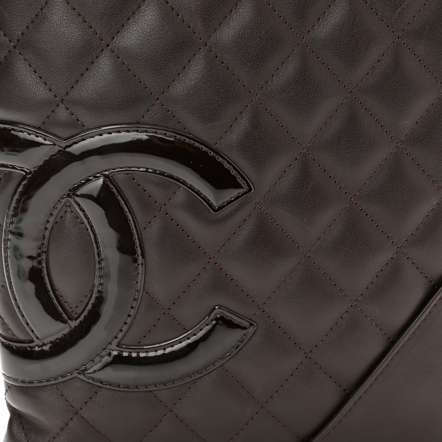 Chanel Calfskin Cambon Flat Messenger Brown 10 of 12