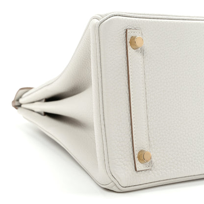 Hermes Togo Birkin 30 Gris Pale 9 of 13