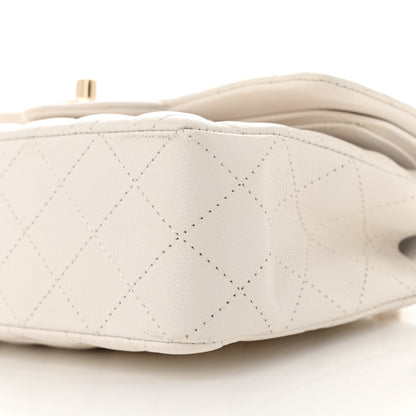 Chanel Caviar Quilted Small Double Flap White 10 of 13