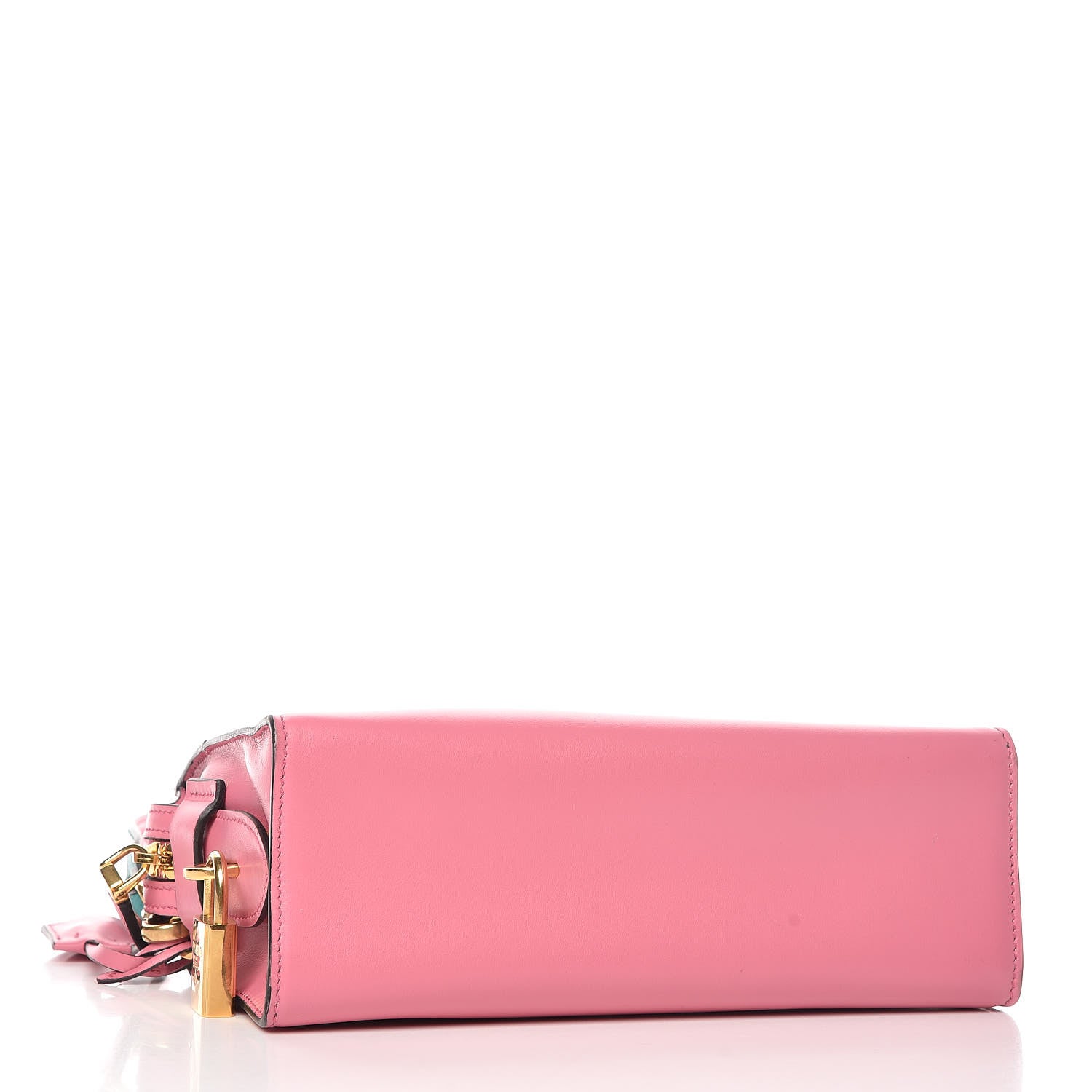 Prada City Calf Saffiano Esplanade Crossbody Bag Begonia Giada 4 of 13