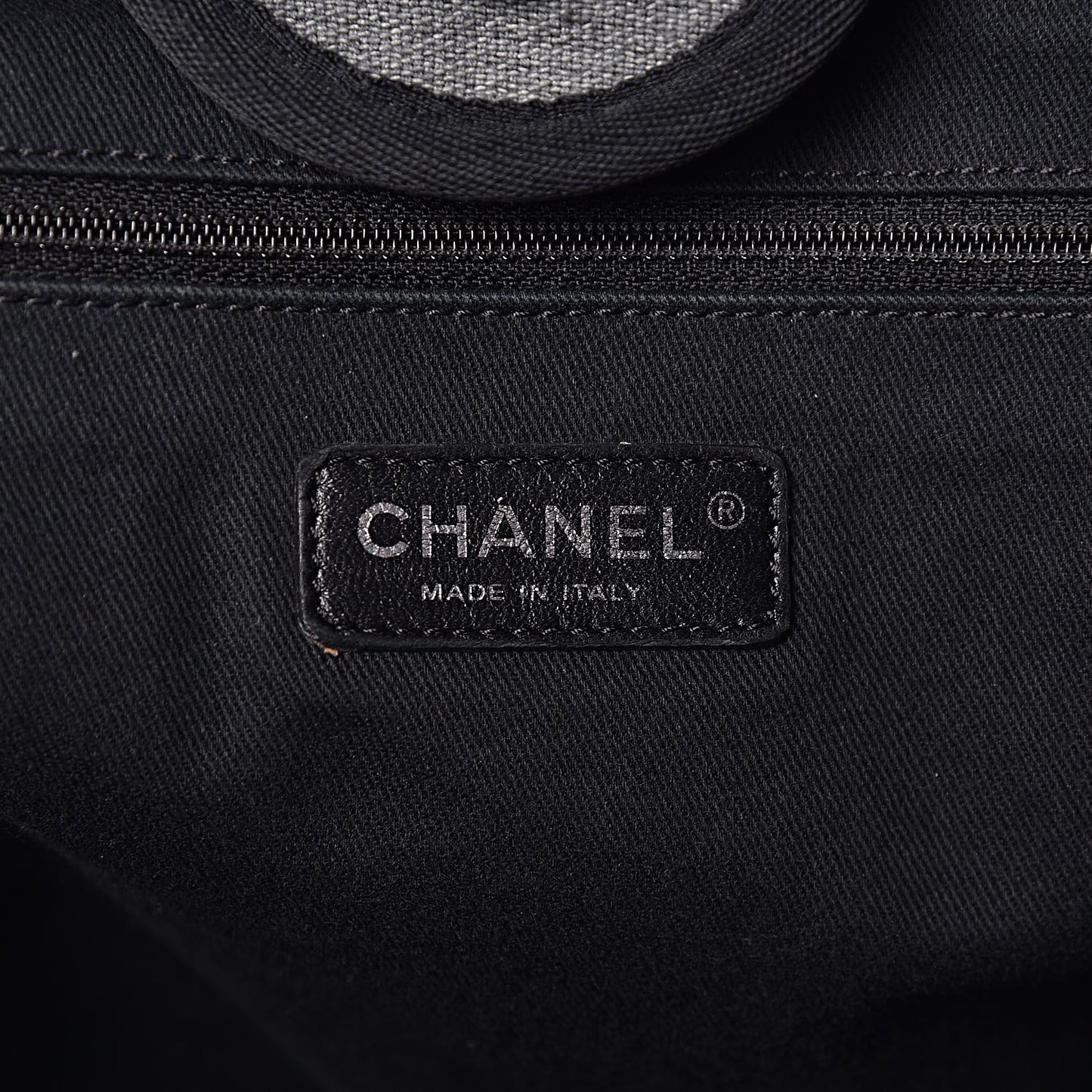 Canvas Large Deauville Tote Grey